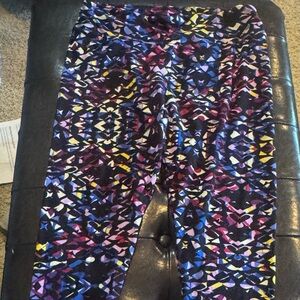 LulaRoe Patterned print leggings in excellent condition size TC fits size 12-18